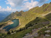 60 Lago di Pescegallo (1862 m) con sentiero percorso 
